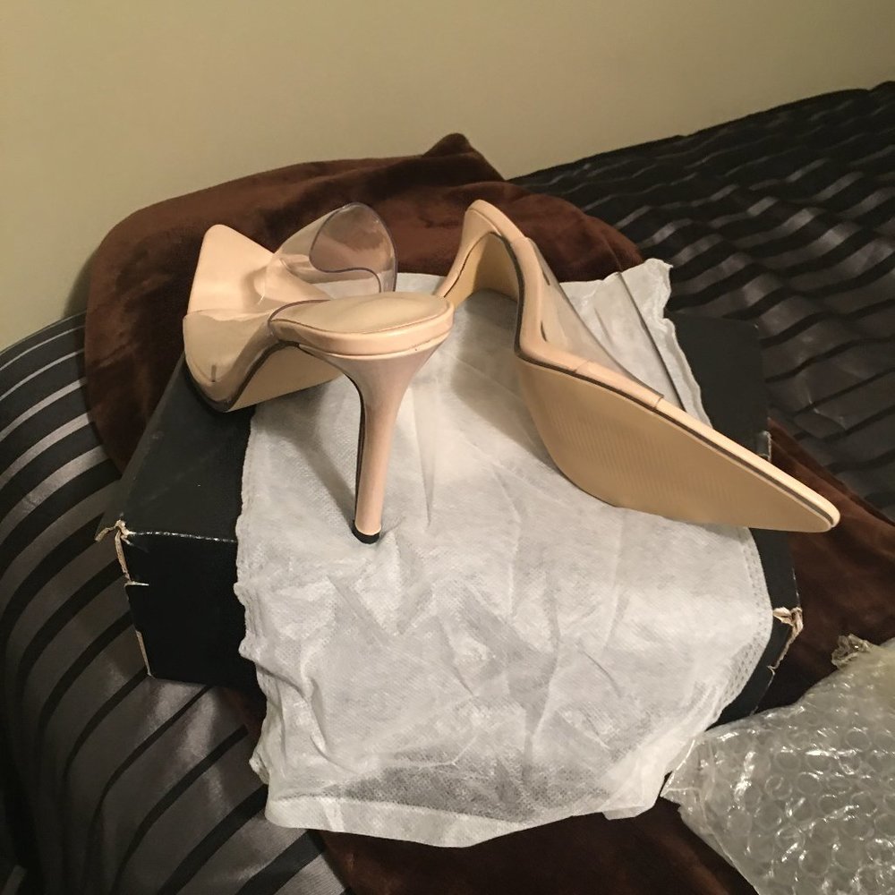 Nude transparent Heels